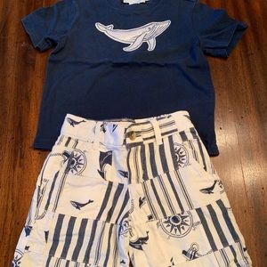 Janie and Jack, shark shirt and shirts, size 2